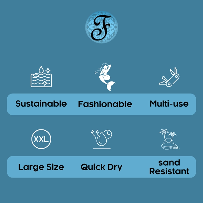 Telo Fouta Amazzonia Corallo Le Comptoir Paris - immagine 3