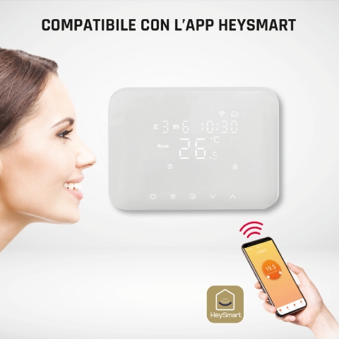 Cronotermostato WiFi 230V- Hey Thermo+ - immagine 3