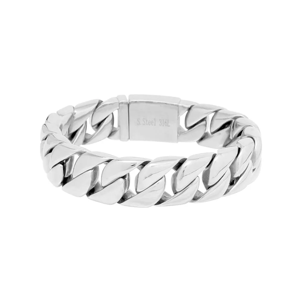 Bracciale Catena Cubana 20 mm - immagine 9