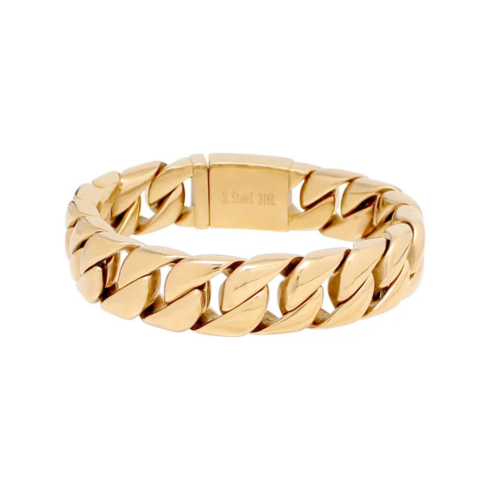 Bracciale Catena Cubana 20 mm - immagine 7