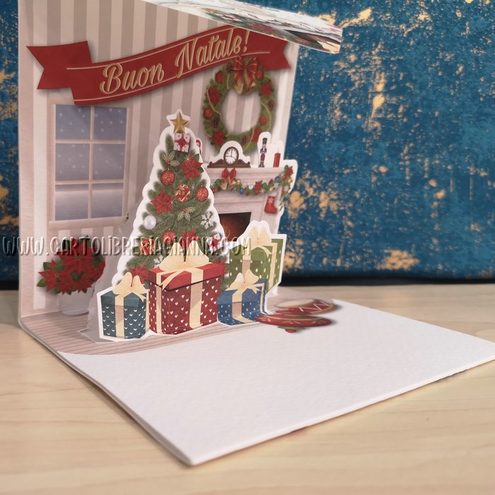 Origamo biglietto di natale – Abbracci – Albero di Natale - immagine 3