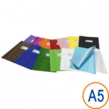 Copriquaderno – Copertina per quaderno piccolo con alette lunghe – Rosso - immagine 3