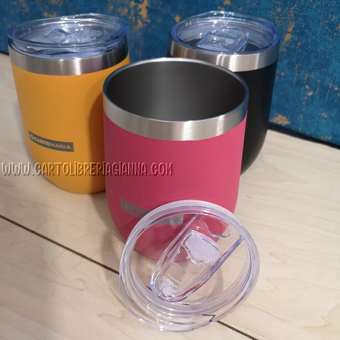 Tazza termica in acciaio piccola – Cartomania - immagine 3